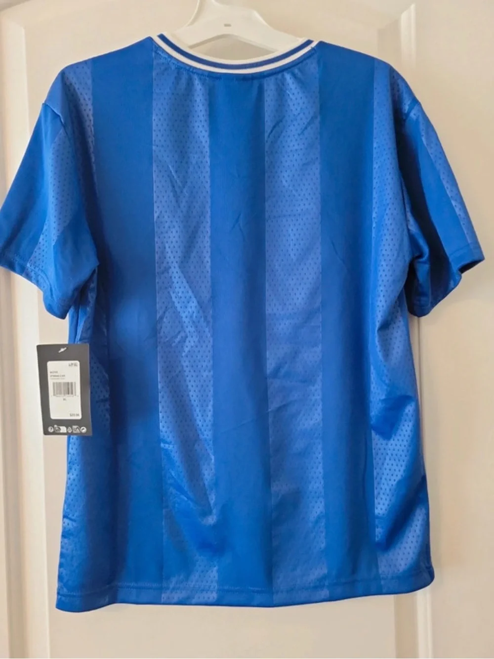 New boys Converse Blue Athletic Dept. Mesh Jersey Tee